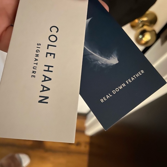 COLE HAAN HOODED DOWN & FEATHER JACKET - Picture 8 of 8